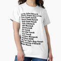 Muppet Treasure Island Rollcall Names List - Adult & Kids T-Shirts, Sweatshirts & Hoodies apparel design preview 1