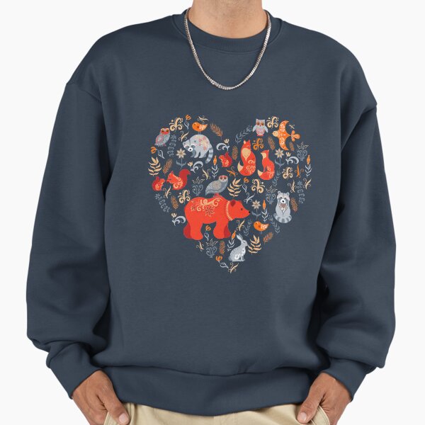 Fairy-tale forest. Fox, bear, raccoon, owls, rabbits, - Adult & Kids T-Shirts, Sweatshirts & Hoodies apparel design preview 1