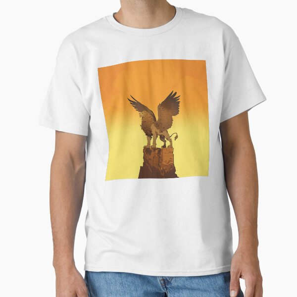 Golden Gryphon Sentinel Of Ancient Skies - Adult & Kids T-Shirts, Sweatshirts & Hoodies apparel design preview 1