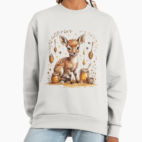 Cute Honey Deer Woodland Animal - Adult & Kids T-Shirts, Sweatshirts & Hoodies apparel design preview 1