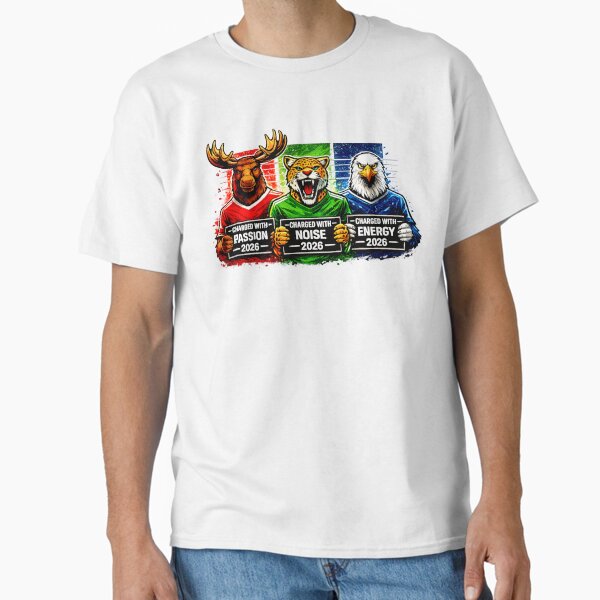 Wild Fan Energy Animal Trio Passion Noise Sports - Adult & Kids T-Shirts, Sweatshirts & Hoodies apparel design preview 1