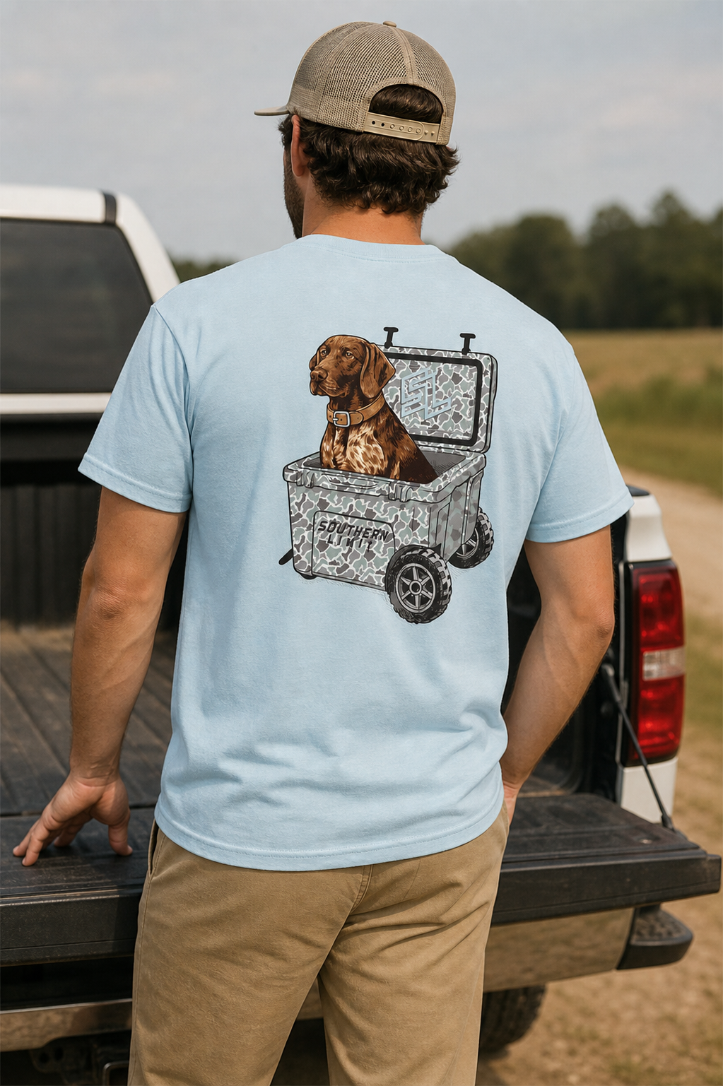 Southern Limit Cooler Dog - Adult & Kids T-Shirts, Sweatshirts & Hoodies apparel design preview 1
