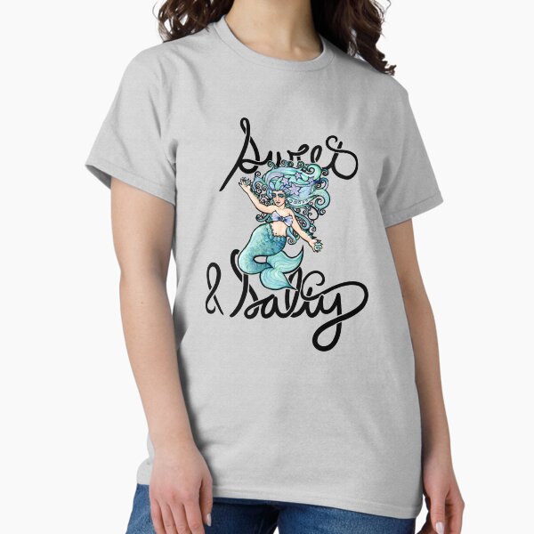 Sweet and Salty Mermaid - Adult & Kids T-Shirts, Sweatshirts & Hoodies apparel design preview 1