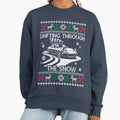 Drifting Through the Snow Pop-Up Headlights JDM - Adult & Kids T-Shirts, Sweatshirts & Hoodies apparel design preview 1