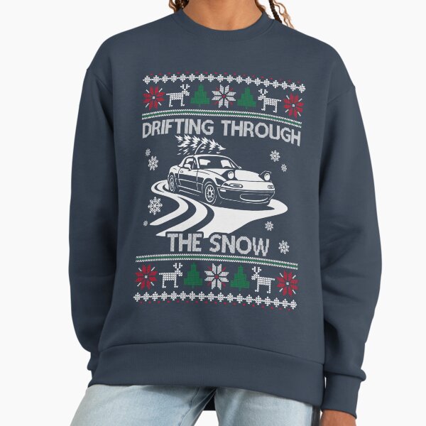 Drifting Through the Snow Pop-Up Headlights JDM - Adult & Kids T-Shirts, Sweatshirts & Hoodies apparel design preview 1