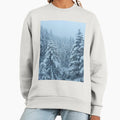 Misty Snow Covered Pine Forest - Adult & Kids T-Shirts, Sweatshirts & Hoodies apparel design preview 1