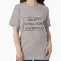 Too busy, Funny Event planner industry worker, work - Adult & Kids T-Shirts, Sweatshirts & Hoodies apparel design preview 1