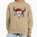 Christmas Vintage Western Bull - Adult & Kids T-Shirts, Sweatshirts & Hoodies apparel design preview 1