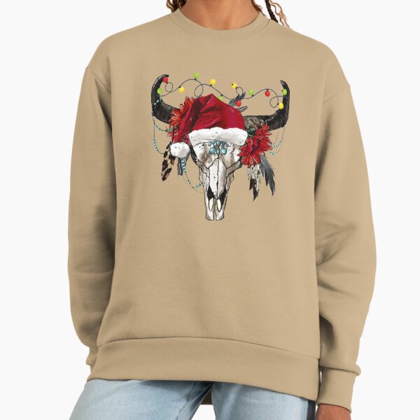 Christmas Vintage Western Bull - Adult & Kids T-Shirts, Sweatshirts & Hoodies apparel design preview 1