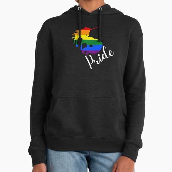 LGBTQ Pride, Unicorn in Rainbow Flag Colors - Adult & Kids T-Shirts, Sweatshirts & Hoodies apparel design preview 1