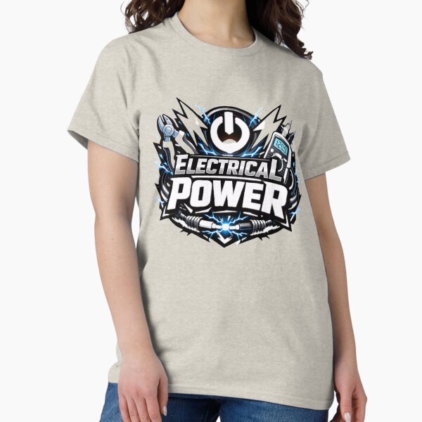 Electrical Power Electrician Sticker, Professional - Adult & Kids T-Shirts, Sweatshirts & Hoodies apparel design preview 1