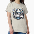 Electrical Power Electrician Sticker, Professional - Adult & Kids T-Shirts, Sweatshirts & Hoodies apparel design preview 1