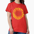 Sunflower floral for summer Gift Womens Fall flowers - Adult & Kids T-Shirts, Sweatshirts & Hoodies apparel design preview 1