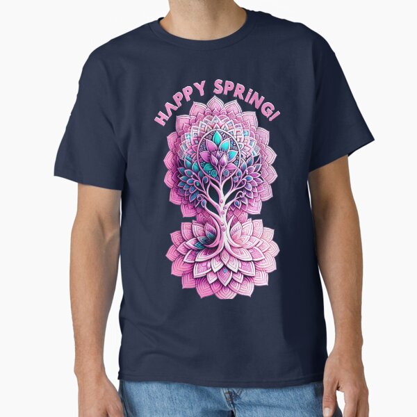 Happy Spring - Adult & Kids T-Shirts, Sweatshirts & Hoodies apparel design preview 1