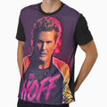 The Hoff David Hasselhoff Retro Allover Patten - Adult & Kids T-Shirts, Sweatshirts & Hoodies apparel design preview 1