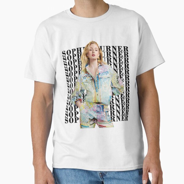 Sophie Turner Fashion Collage Design Retro Pop Art - Adult & Kids T-Shirts, Sweatshirts & Hoodies apparel design preview 1