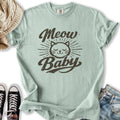 Meow Baby Retro - Adult & Kids T-Shirts, Sweatshirts & Hoodies apparel design preview 1