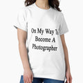 On My Way To Become A Photographer - Adult & Kids T-Shirts, Sweatshirts & Hoodies apparel design preview 1