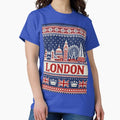London skyline, knitted picture - Adult & Kids T-Shirts, Sweatshirts & Hoodies apparel design preview 1