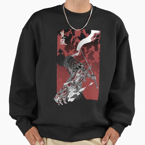 Wolf With Katana Sekiro Comic Anime Retro Pop Culture - Adult & Kids T-Shirts, Sweatshirts & Hoodies apparel design preview 1
