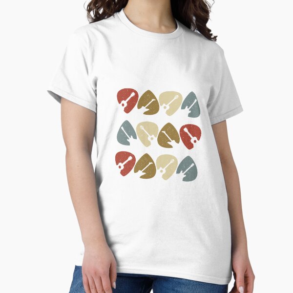 Guitar picks retro pattern - Adult & Kids T-Shirts, Sweatshirts & Hoodies apparel design preview 1