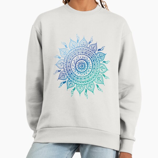 Blue Gradient Mandala - Adult & Kids T-Shirts, Sweatshirts & Hoodies apparel design preview 1