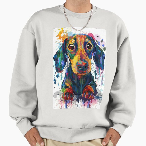 Dachshund Dog Art - Adult & Kids T-Shirts, Sweatshirts & Hoodies apparel design preview 1