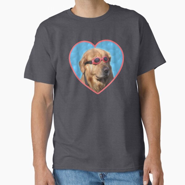 Doggo Stickers: Swimmer Dog - Adult & Kids T-Shirts, Sweatshirts & Hoodies apparel design preview 1