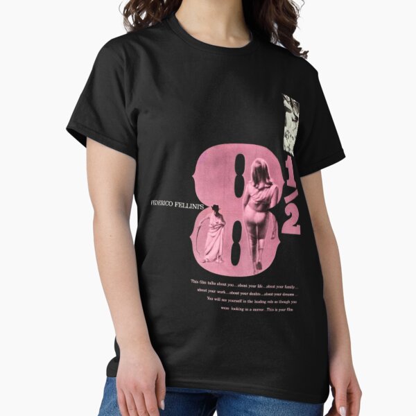 Federico Fellini's 8 1/2 - Adult & Kids T-Shirts, Sweatshirts & Hoodies apparel design preview 1