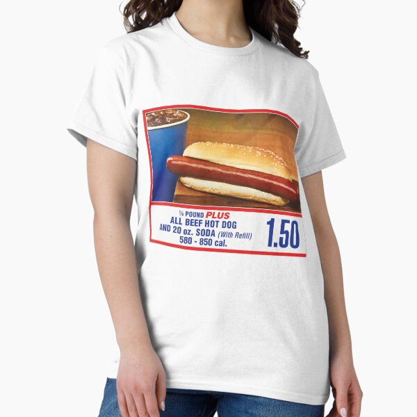 $1.50 FOODCOURT HOT DOG - Adult & Kids T-Shirts, Sweatshirts & Hoodies apparel design preview 1