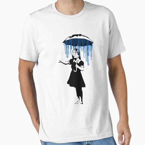 Banksy Raining on the Inside! - Adult & Kids T-Shirts, Sweatshirts & Hoodies apparel design preview 1