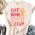 Pink Cat Mom Club - Adult & Kids T-Shirts, Sweatshirts & Hoodies apparel design preview 1