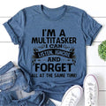 I Am A Multitasker Fashion Letter Print Women Slogan - Adult & Kids T-Shirts, Sweatshirts & Hoodies apparel design preview 1