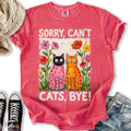 Sorry Can't Cats - Adult & Kids T-Shirts, Sweatshirts & Hoodies apparel design preview 1