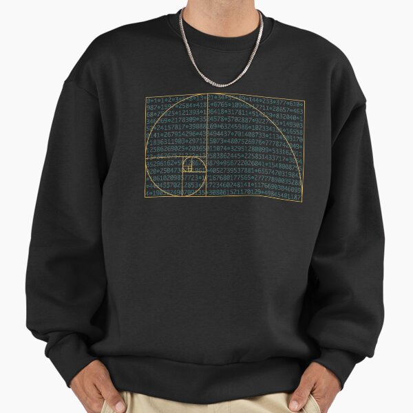 Fibonacci Sequence Number Pattern behind Golden Ratio - Adult & Kids T-Shirts, Sweatshirts & Hoodies apparel design preview 1