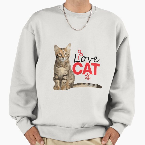 Love Cat - Adult & Kids T-Shirts, Sweatshirts & Hoodies apparel design preview 1