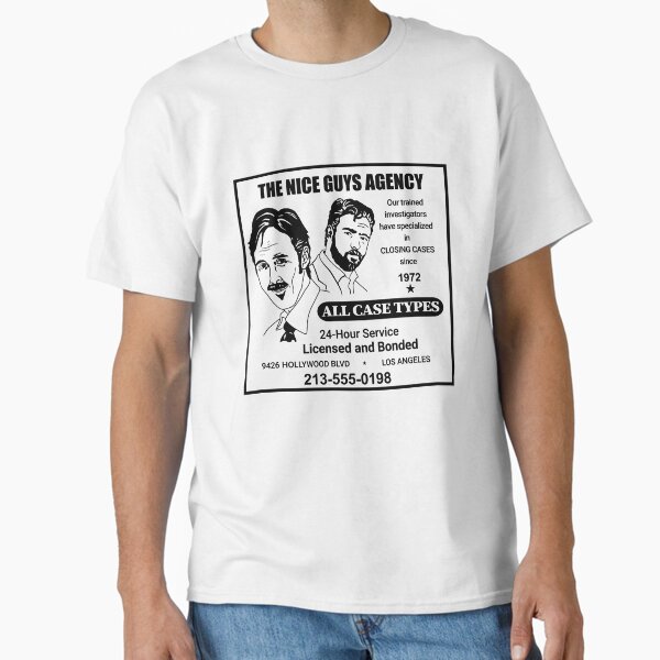 The Nice Guys Agency Pamphlet - Adult & Kids T-Shirts, Sweatshirts & Hoodies apparel design preview 1