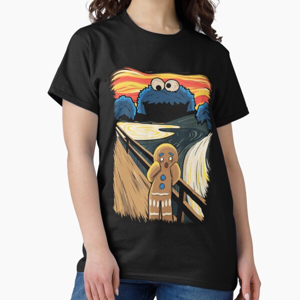 Cookie Monster Scream Parody For Funny Fans, Gift Pop - Adult & Kids T-Shirts, Sweatshirts & Hoodies apparel design preview 1