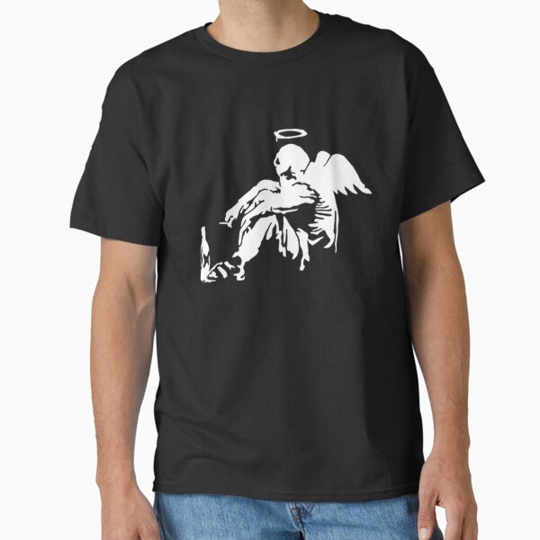 Banksy Fallen Angel - Adult & Kids T-Shirts, Sweatshirts & Hoodies apparel design preview 1