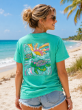 Southern Couture Sunshine Swimming Turtles Comfort - Adult & Kids T-Shirts, Sweatshirts & Hoodies apparel design preview 1