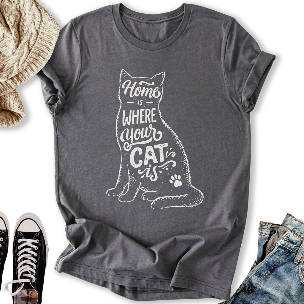Where Your Cat Is - Adult & Kids T-Shirts, Sweatshirts & Hoodies apparel design preview 2
