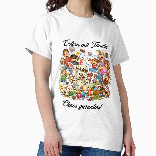 Easter chaos galore Fun family design - Adult & Kids T-Shirts, Sweatshirts & Hoodies apparel design preview 1