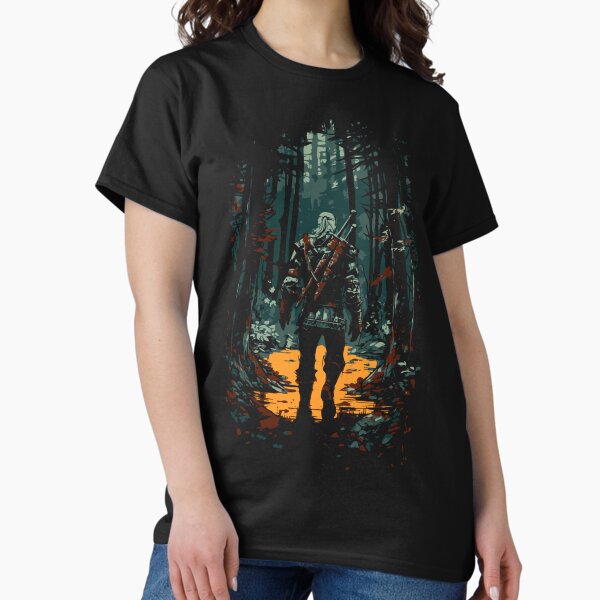 Geralt vs The Swamp Monster - Adult & Kids T-Shirts, Sweatshirts & Hoodies apparel design preview 1