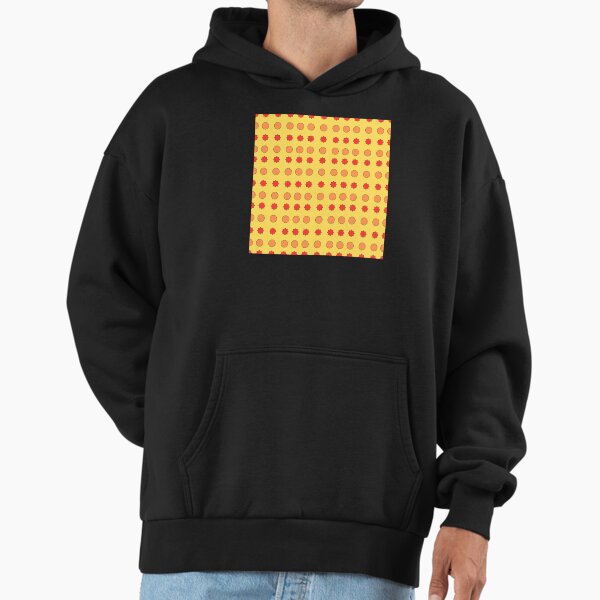 Red Stars and Orange Circles on Yellow background - Adult & Kids T-Shirts, Sweatshirts & Hoodies apparel design preview 1