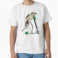 Bush-stone Curlew on a Scooter Blue - Adult & Kids T-Shirts, Sweatshirts & Hoodies apparel design preview 1