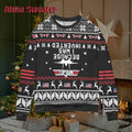 Because I Was Inverted Top Gun Ugly Christmas Sweater product image