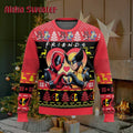 Best Friend Forever Deadpool Wolverine Ugly Christmas Sweater product image