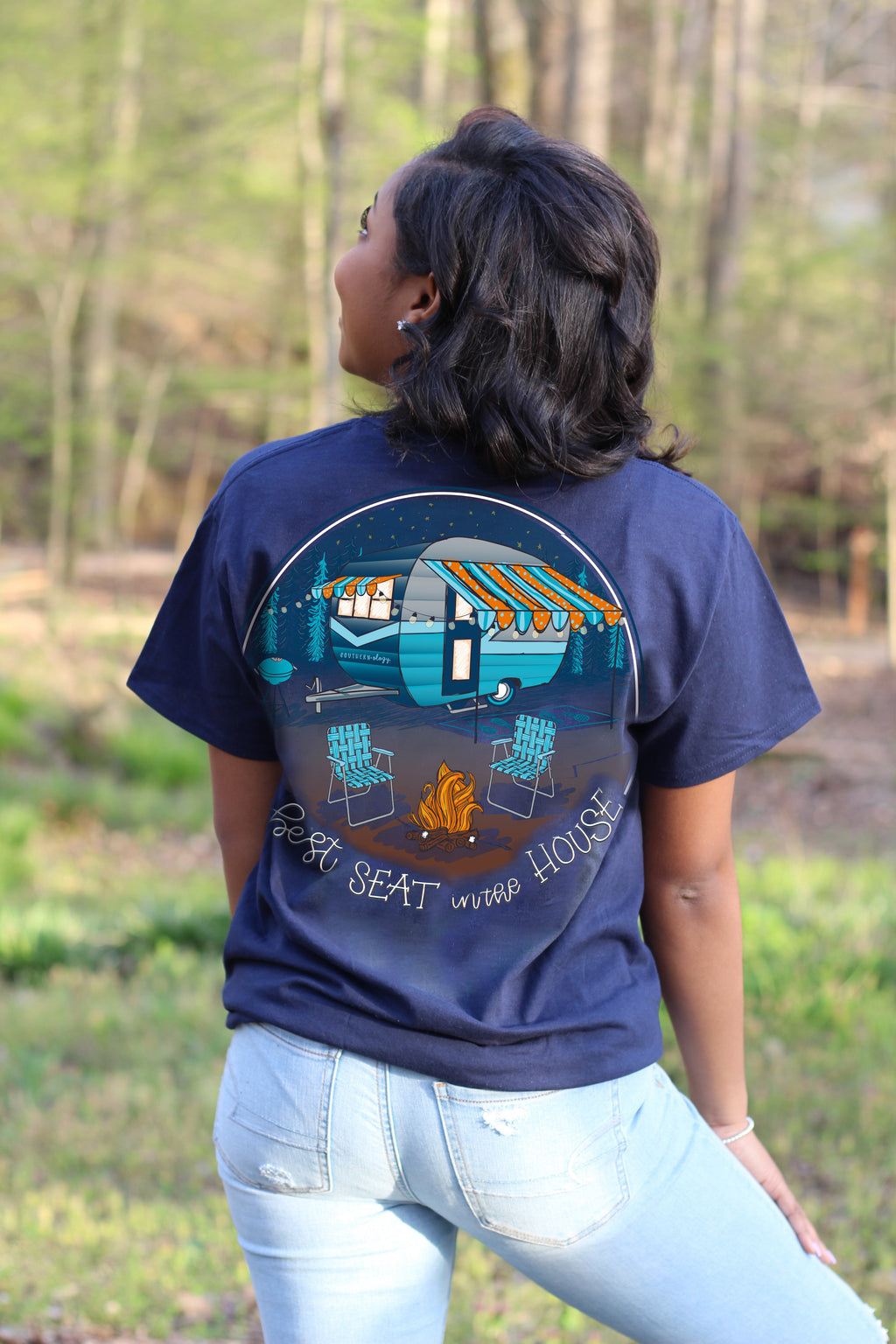 Southernology Best Seat Camper Comfort Colors - Adult & Kids T-Shirts, Sweatshirts & Hoodies apparel design preview 2