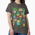 Cats And Plants - Adult & Kids T-Shirts, Sweatshirts & Hoodies apparel design preview 1