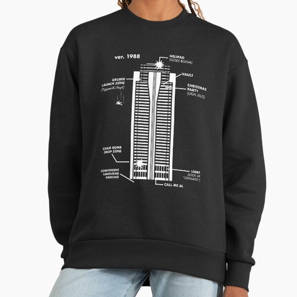 Nakatomi Diagram - Adult & Kids T-Shirts, Sweatshirts & Hoodies apparel design preview 1